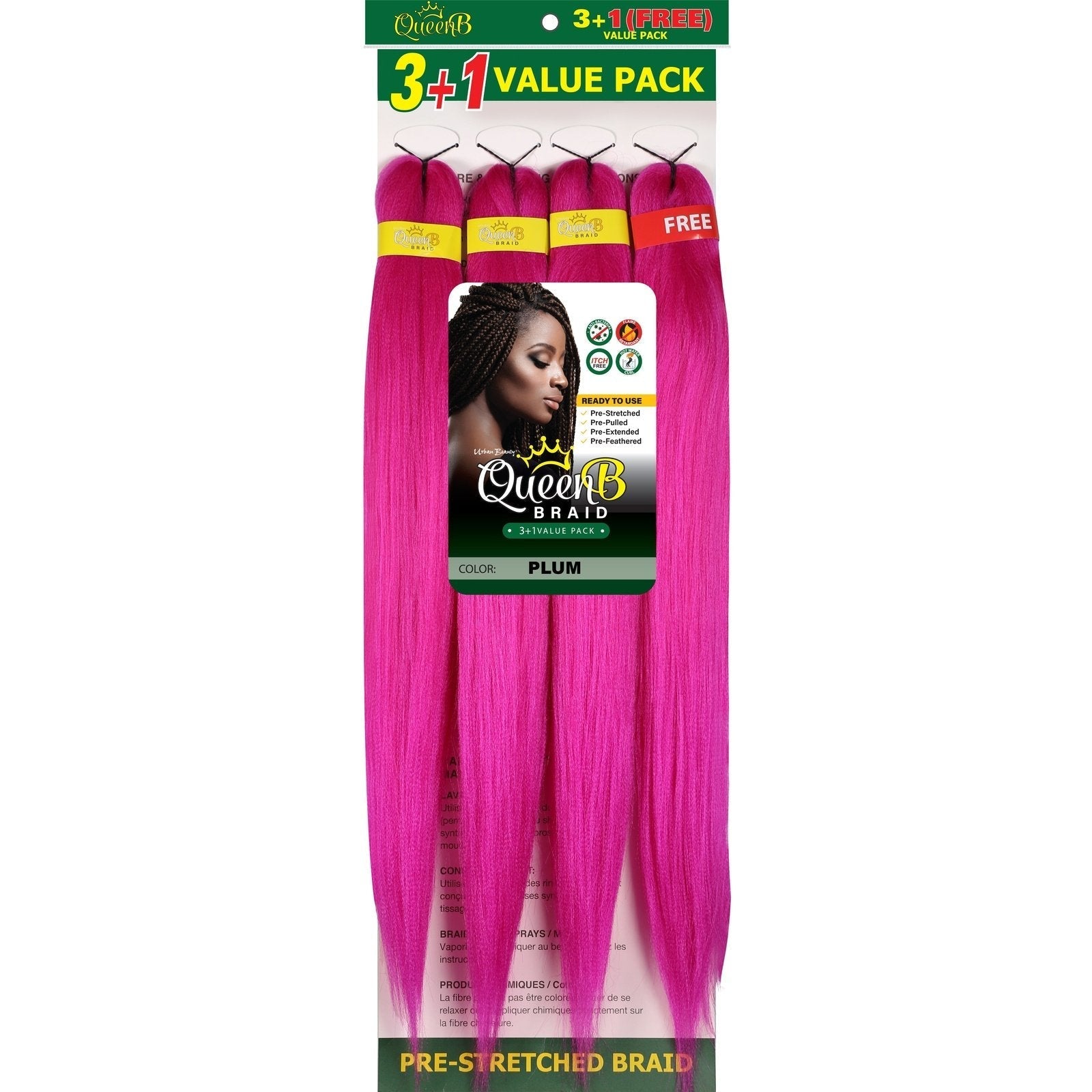 Queen B Pre-Stretched Value Pack Queen B Pre-Stretched Value Pack