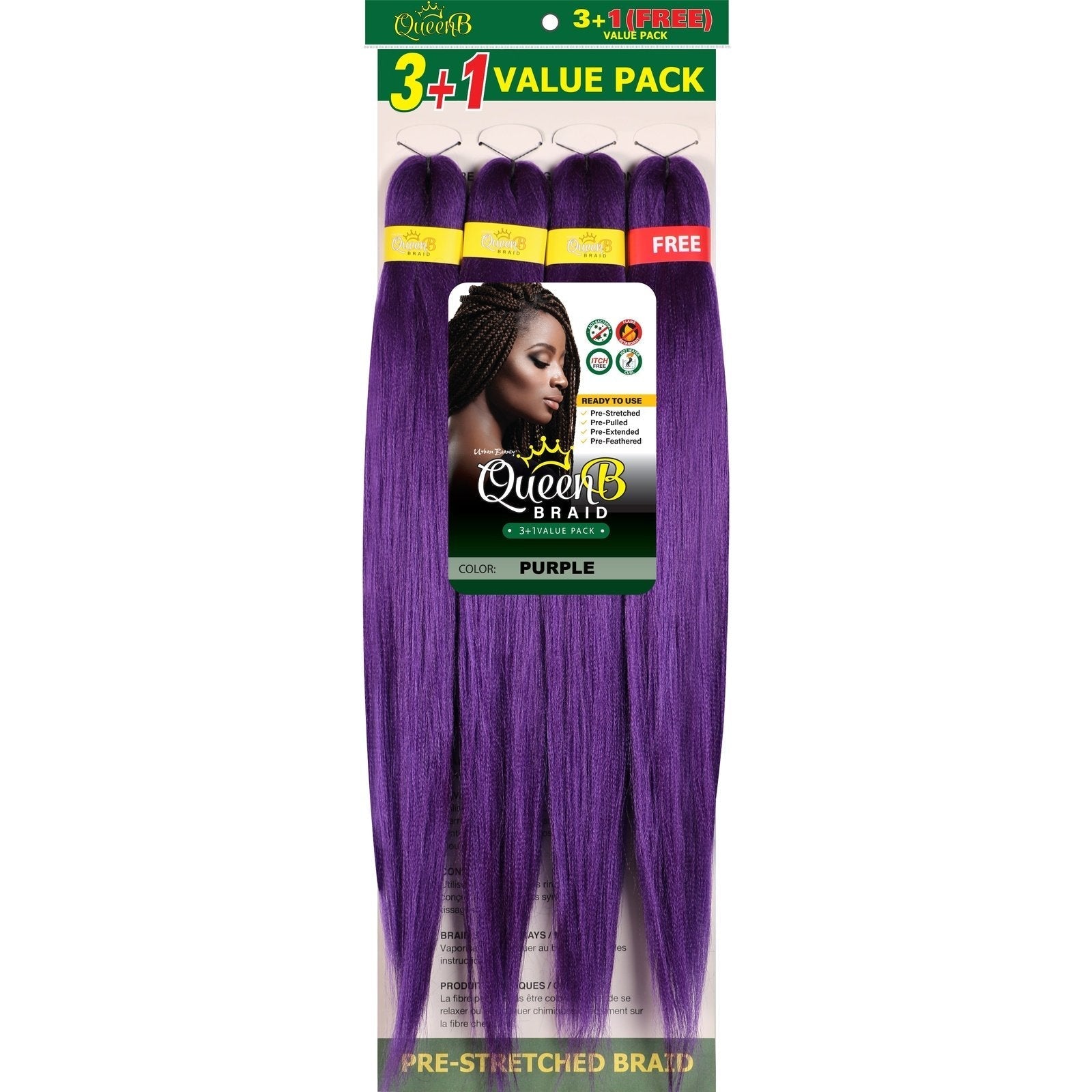 Queen B Pre-Stretched Value Pack Queen B Pre-Stretched Value Pack
