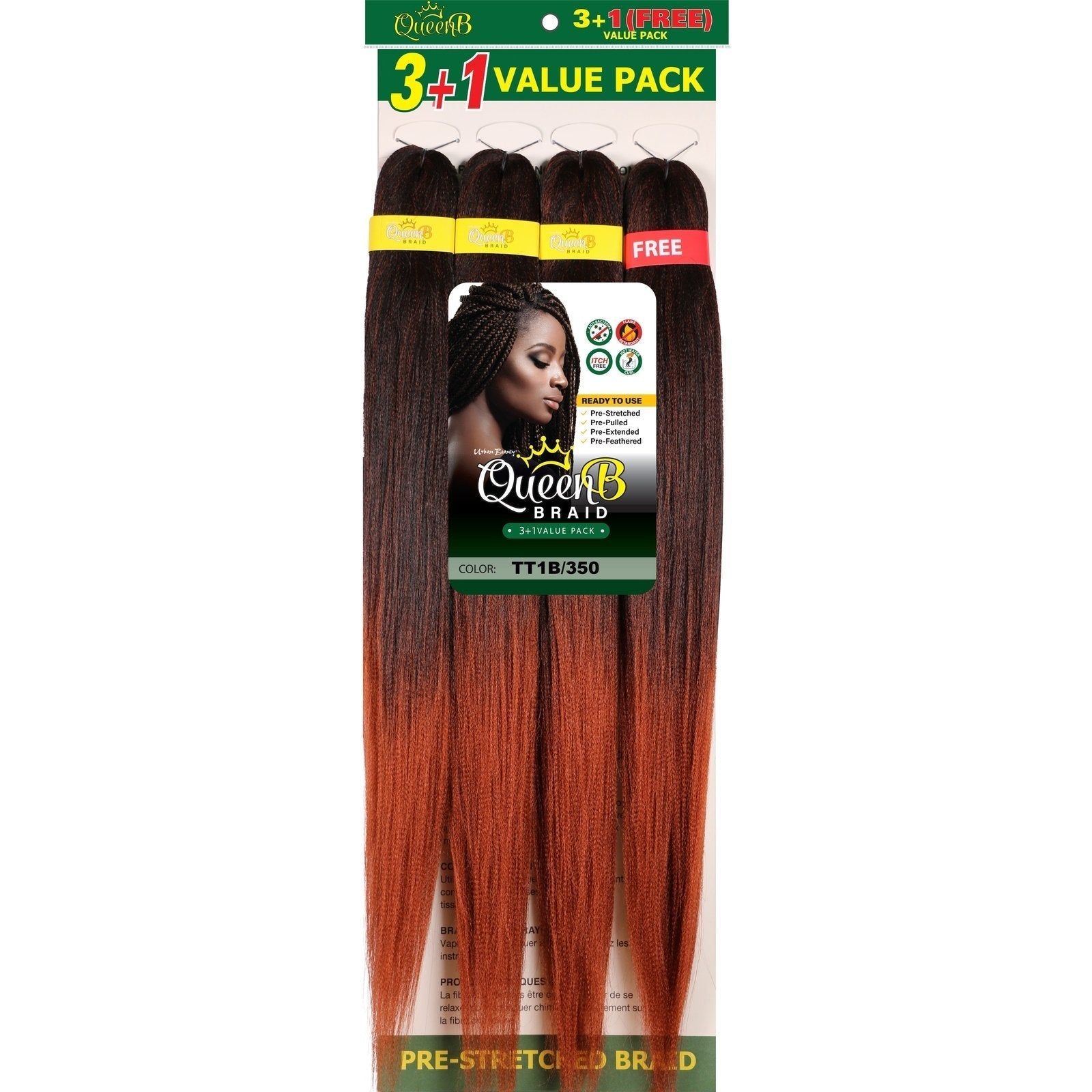 Queen B Pre-Stretched Value Pack Queen B Pre-Stretched Value Pack