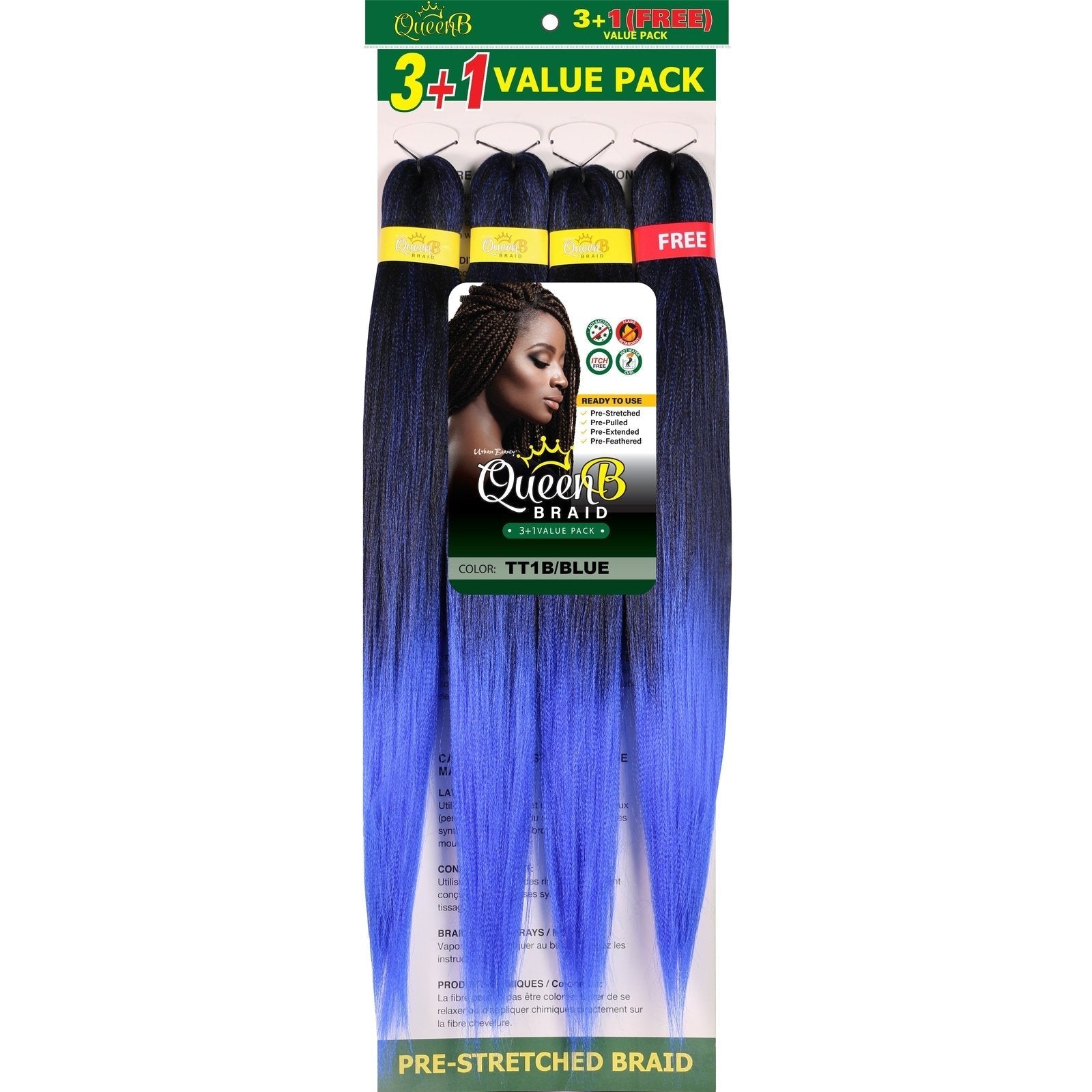 Queen B Pre-Stretched Value Pack Queen B Pre-Stretched Value Pack