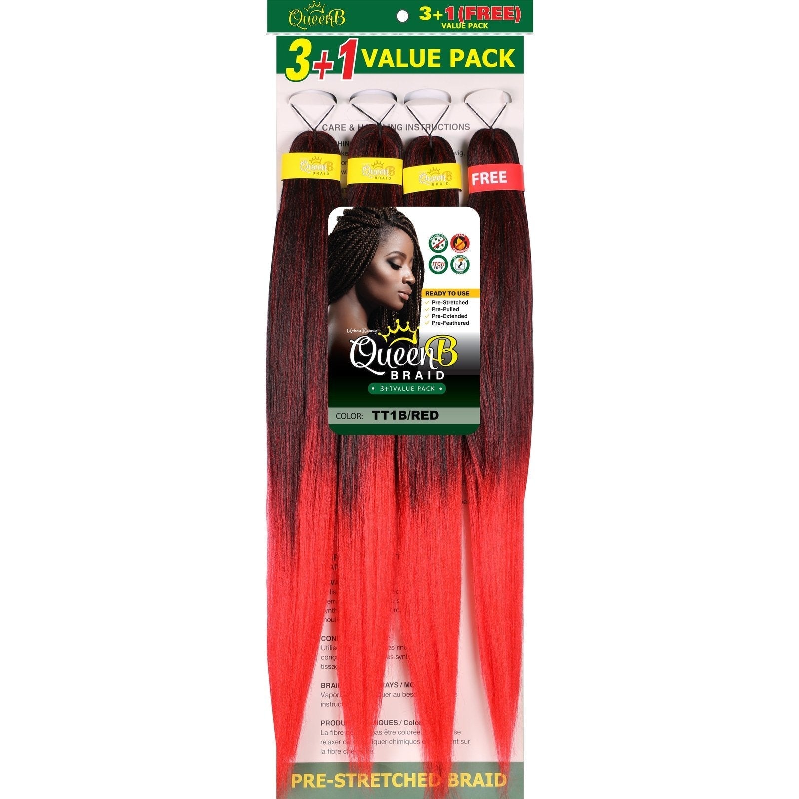 Queen B Pre-Stretched Value Pack Queen B Pre-Stretched Value Pack