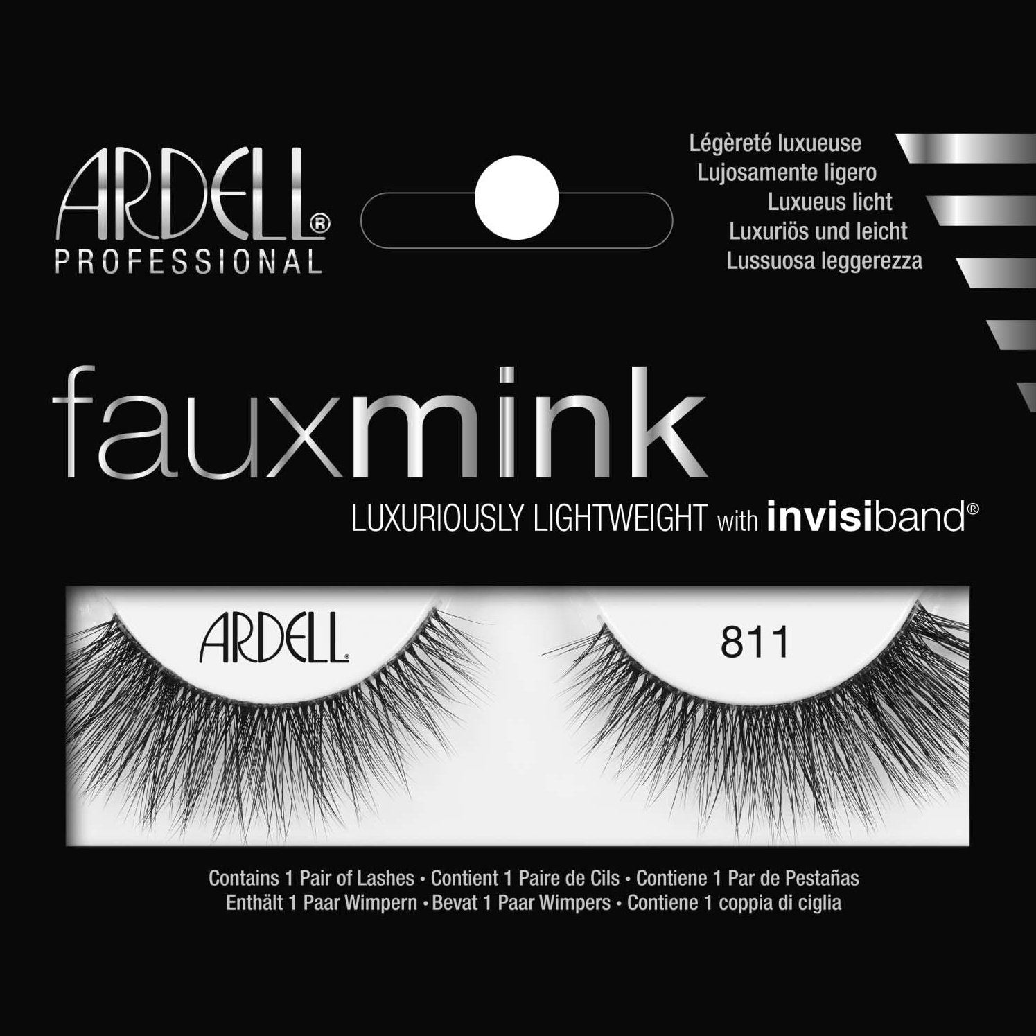 Ardell Faux Mink Luxuriously Lightweight With Invisiband 811 Ardell Faux Mink Luxuriously Lightweight With Invisiband 811