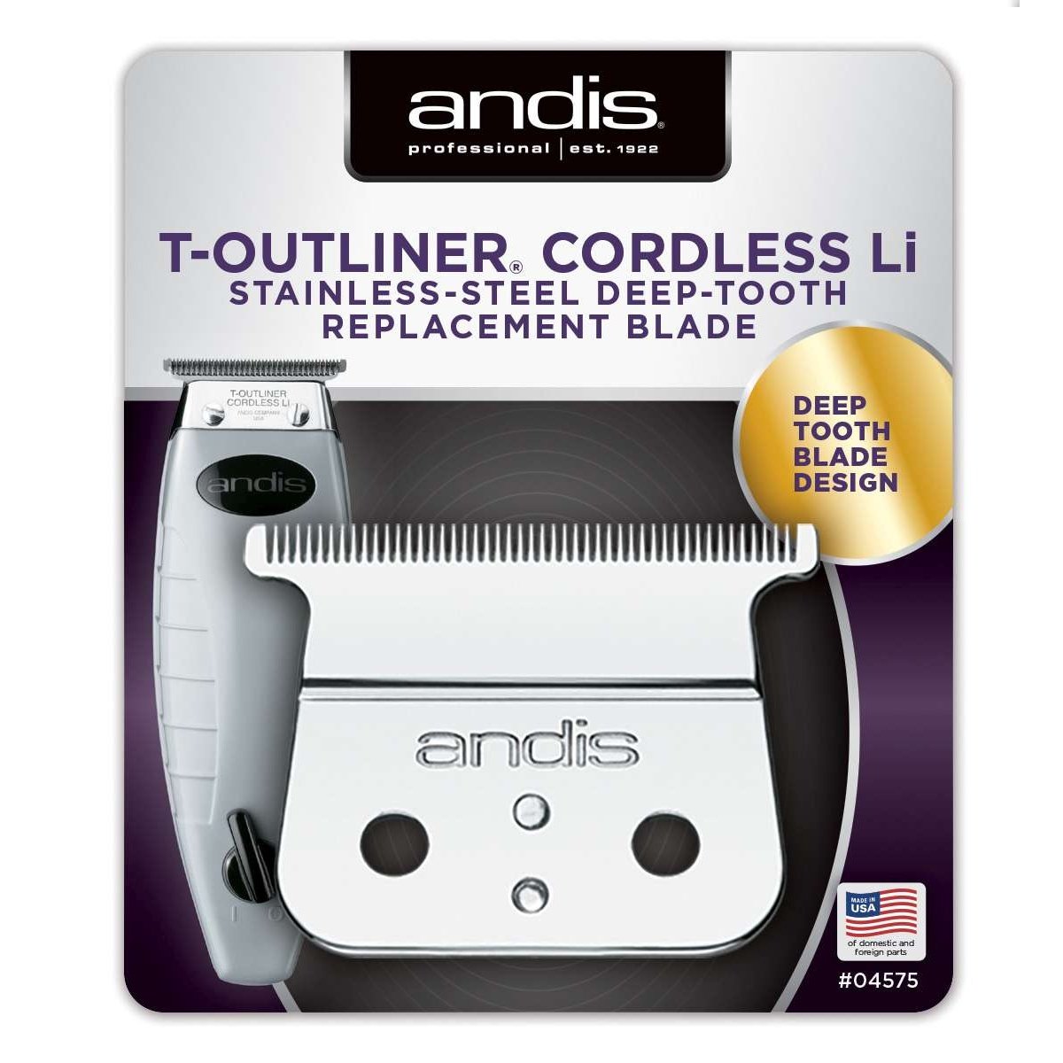 Andis Cordless Replacement GTX Blade - Stainless Steel Andis Cordless Replacement GTX Blade - Stainless Steel