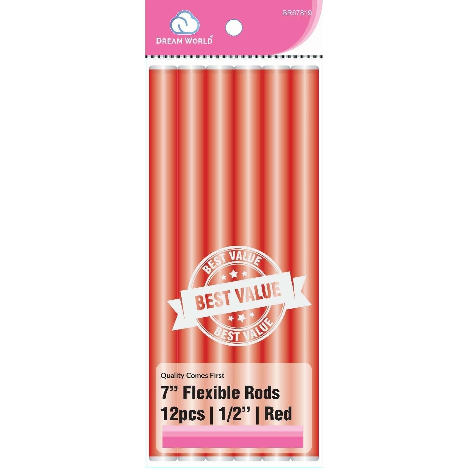 Brittny Rod Flex 7 V/P Red 12Ct - 1/2 Brittny Rod Flex 7 V/P Red 12Ct - 1/2