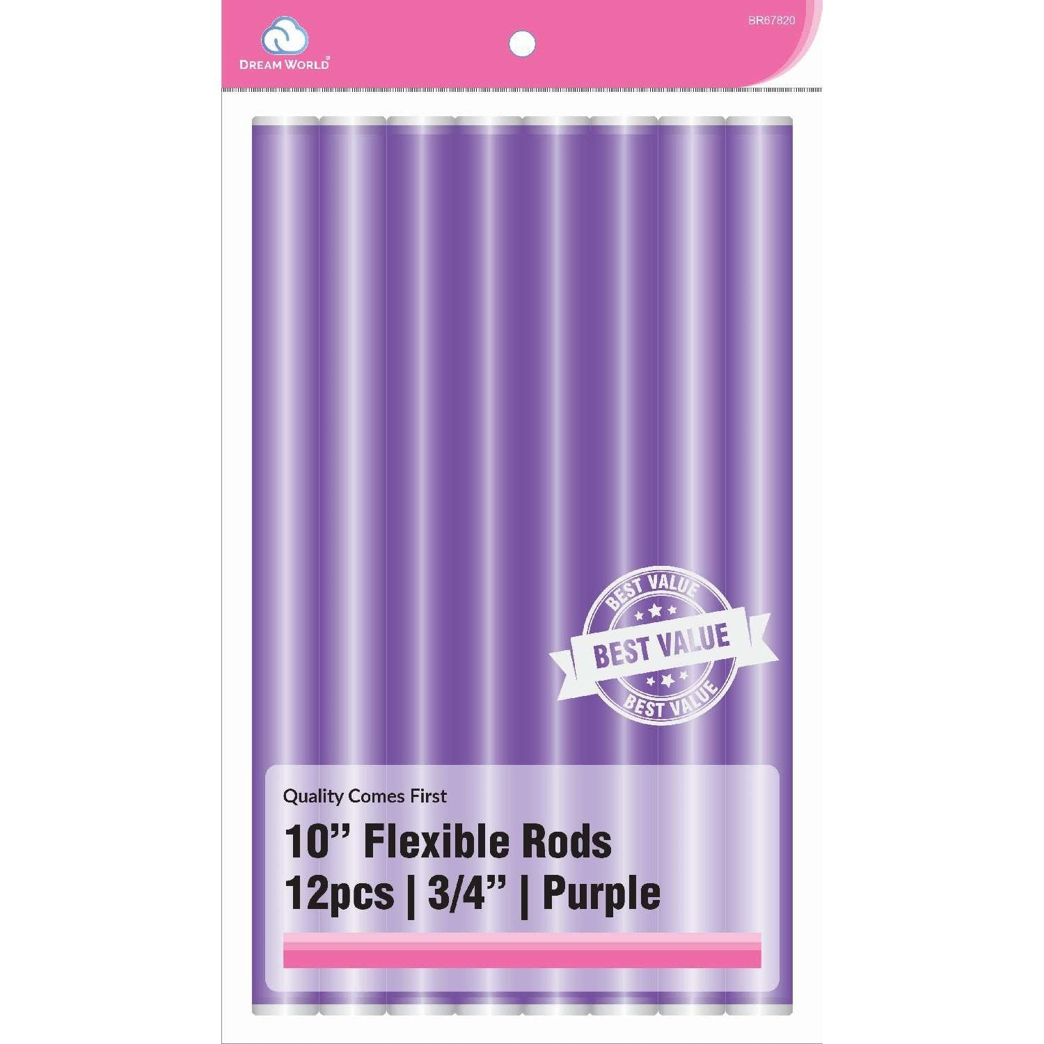 Brittny Rod Flex 10 V/P Purple 6Ct - 3/4 Brittny Rod Flex 10 V/P Purple 6Ct - 3/4