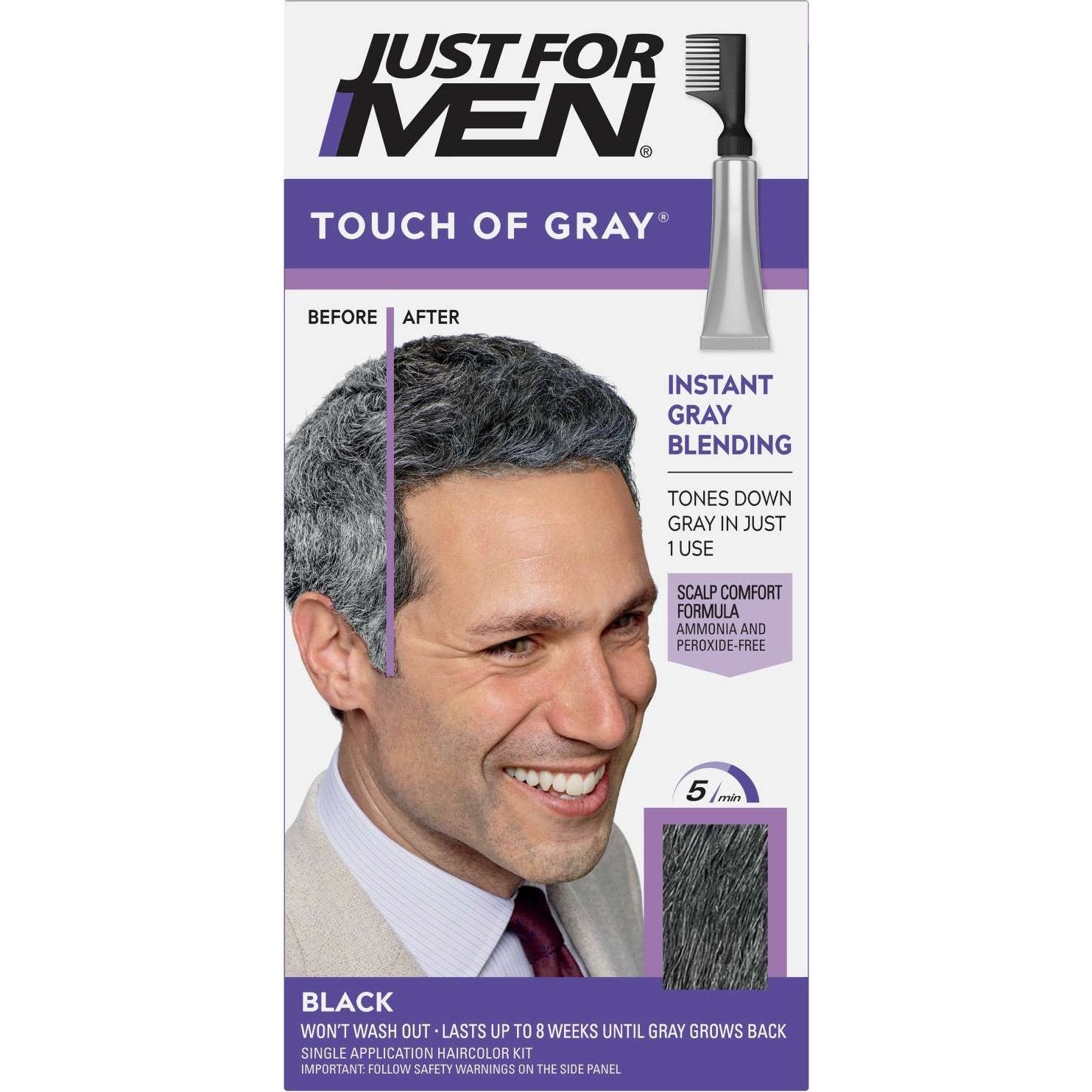 Just For Men Touch Of Gray Black Just For Men Touch Of Gray Black