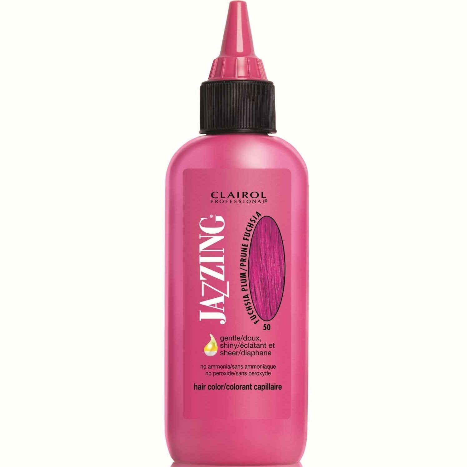 Jazzing Temporary Hair Color 50 Fuchsia Plum Jazzing Temporary Hair Color 50 Fuchsia Plum