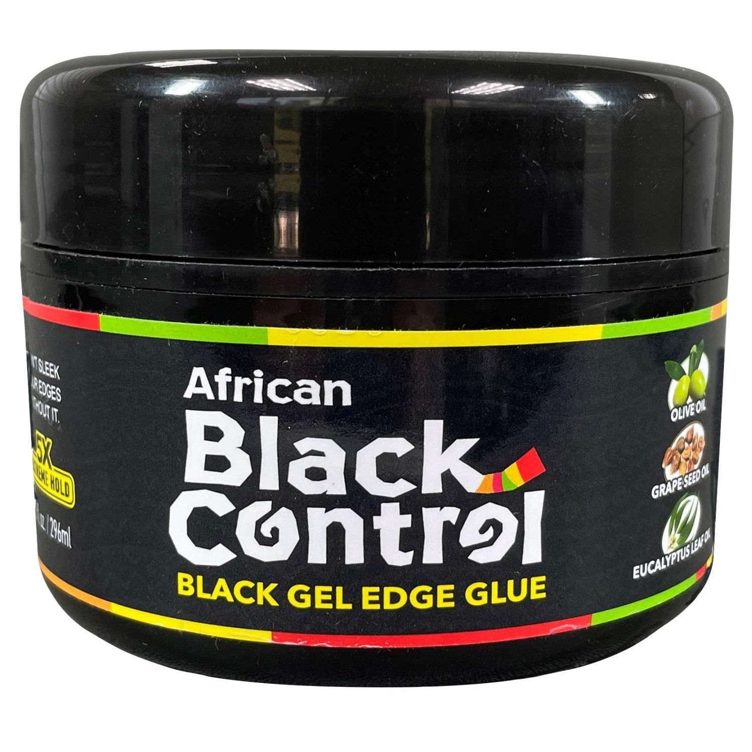 African Black Control Black Gel Edge Glue African Black Control Black Gel Edge Glue