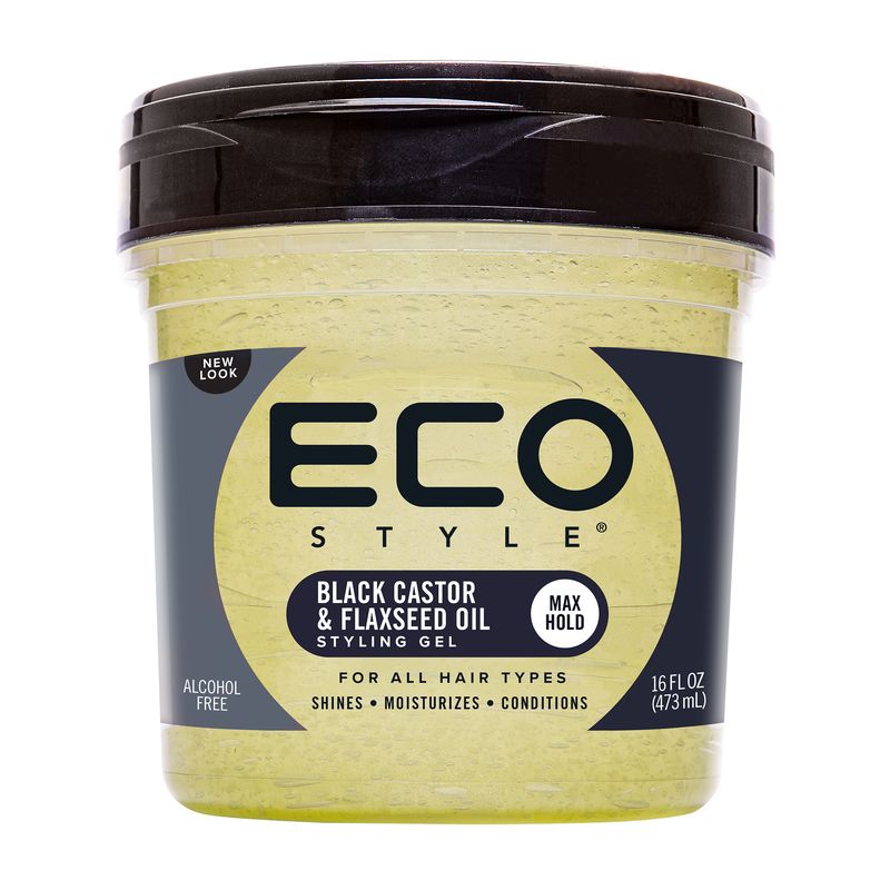 Eco Black Castor Oil & Flax Seed Styling Gel 16 oz. Eco Black Castor Oil & Flax Seed Styling Gel 16 oz.