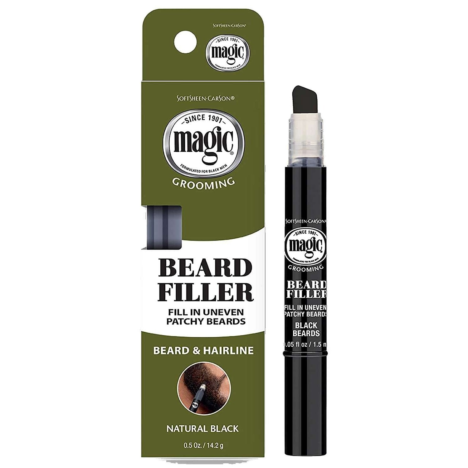 Magic Grooming Beard Filler Natural Black Magic Grooming Beard Filler Natural Black