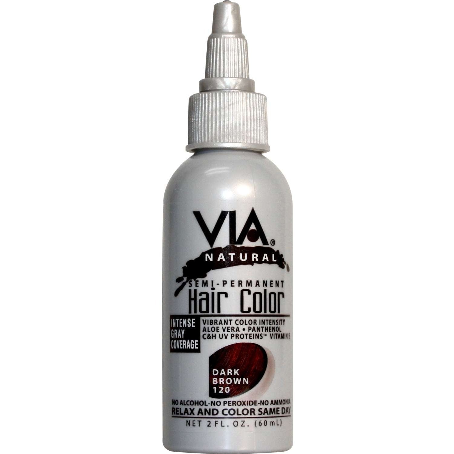 Via Natural Hair Color 120 Dark Brn Via Natural Hair Color 120 Dark Brn