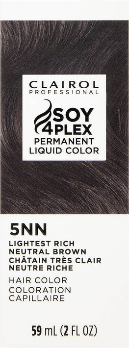 CLAIROL PERMANENT LIQUID 5NN LIGHTEST RICH NEUTRAL BROWN
