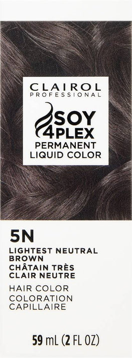 CLAIROL PERMANENT LIQUID 5N LIGHTEST NEUTRAL BROWN