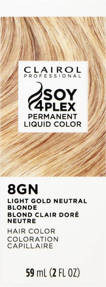 CLAIROL PERMANENT LIQUID 8GN LIGHT GOLD NEUTRAL BLONDE