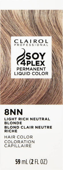 CLAIROL PERMANENT LIQUID 8NN LIGHT RICH NEUTRAL BLONDE