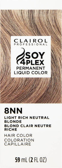 CLAIROL PERMANENT LIQUID 8NN LIGHT RICH NEUTRAL BLONDE