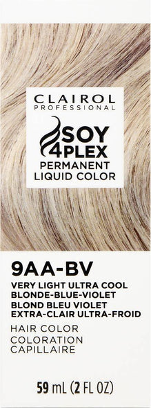 CLAIROL PERMANENT LIQUID 9AA-BV VERY LIGHT ULTRA COOL BLONDE BLUE VIOLET
