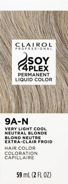 CLAIROL PERMANENT LIQUID 9A-N VERY LIGHT COOL NEUTRAL BLONDE