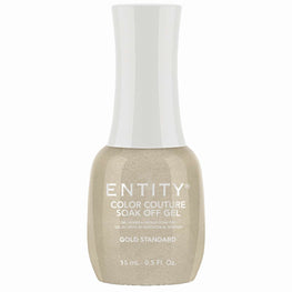 Entity Color Couture Soak Off Gel Gold Standard 0.5 Fl Oz