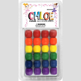 Chloe Bead 2450 Wood Rainbow
