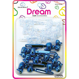 Chloe Barrett 16 Chubby Ribbon Glitter Blue