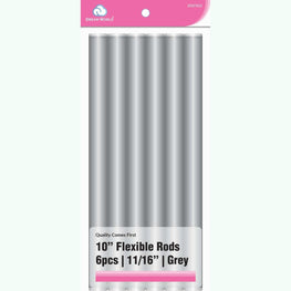 Brittny Rod Flex 10 Grey 6Ct - 0.6875