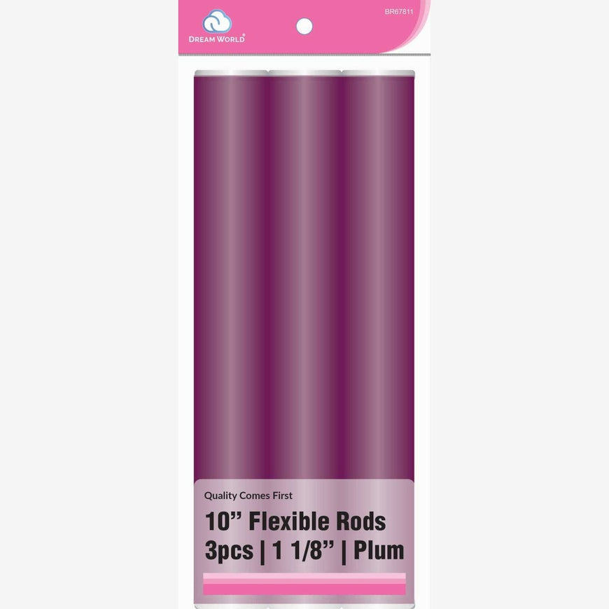Brittny Rod Flex 10 Plum 3Ct - 1.125